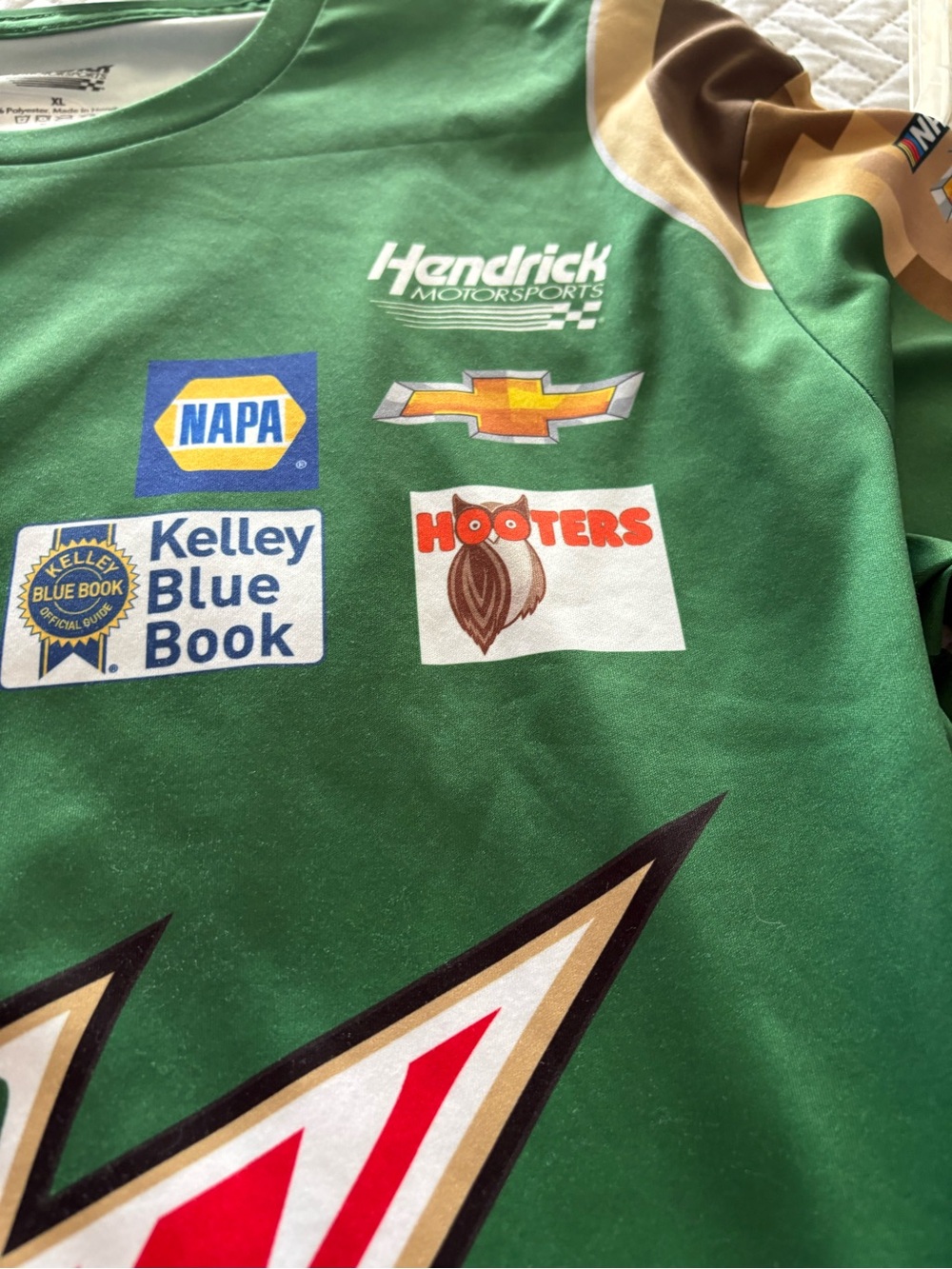 Mountain Dew Elliott Racing Sponsor Tee - Green Size XL EUC - Picture 7 of 11